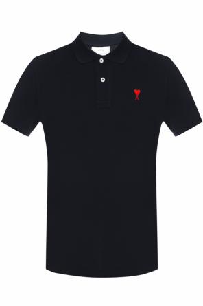 Logo-stitched polo, zdjęcie 1 Logo-stitched polo od Ami Alexandre Mattiussi